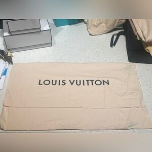 Louis Vuitton large flap dust bag 13.75 x 22